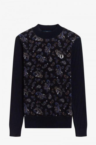 Paisley Print Jumper Knitwear