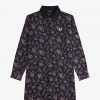 Paisley Print Shirt Dress
