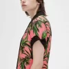 Palm Print Shirt Women’s Dress