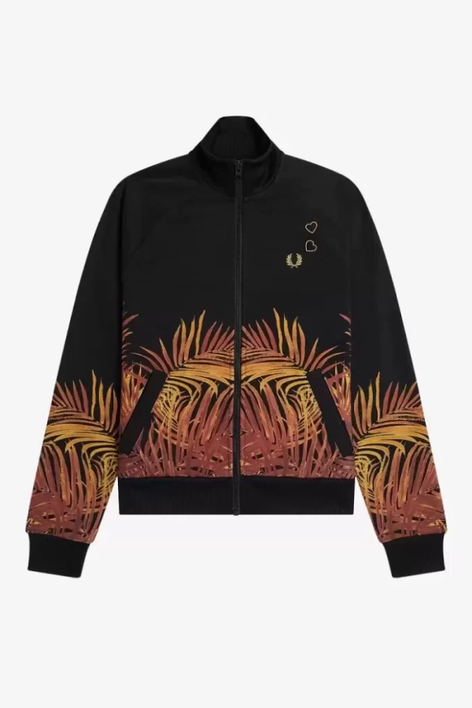 Palm Print Track Women’s Jackets