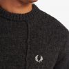 Panelled British Wool Jumper Knitwear