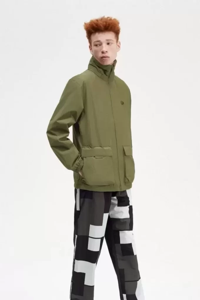 Patch Pocket Zip Through Men’s Jackets