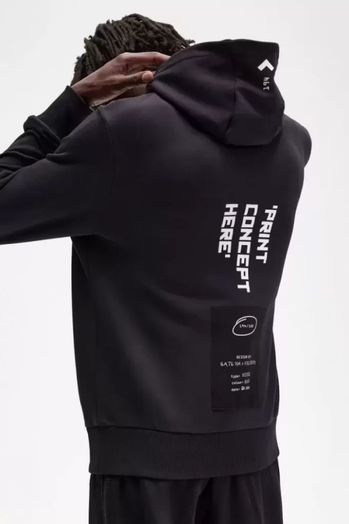 Printed Hooded Sweat Men’s Shirt