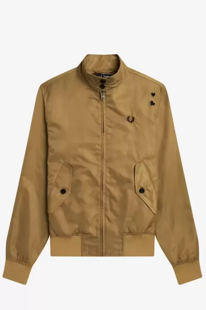 Printed Lining Zip-Through Women’s Jackets