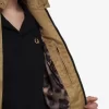 Printed Lining Zip-Through Women’s Jackets