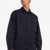 Reinforced Patch Overshirt Shirts