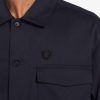 Reinforced Patch Overshirt Shirts