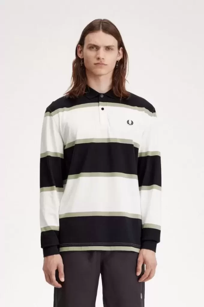 Relaxed Stripe Men’s Polo Shirt