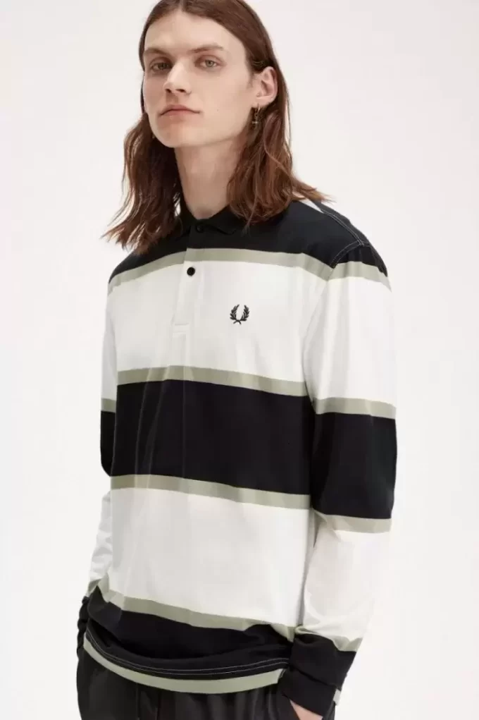 Relaxed Stripe Men’s Polo Shirt