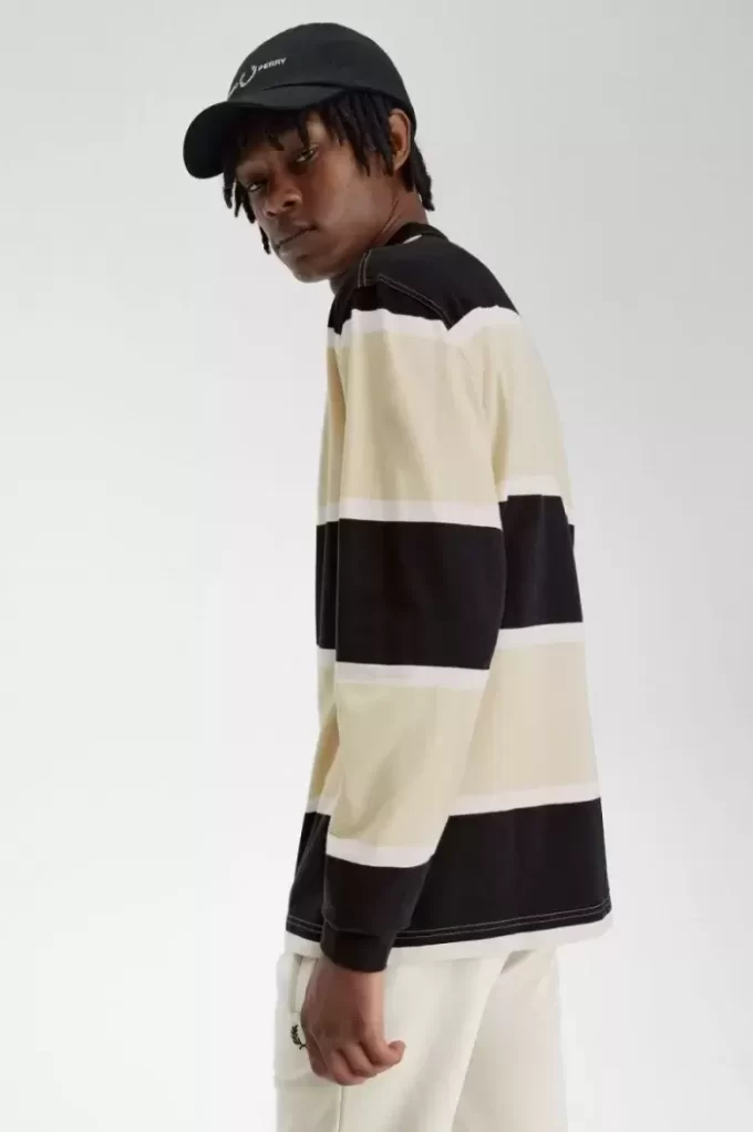 Relaxed Stripe Men’s Polo Shirt