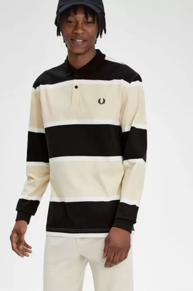 Relaxed Stripe Men’s Polo Shirt