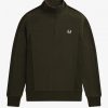 Reverse Texture Half Zip Sweatshirts
