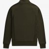 Reverse Texture Half Zip Sweatshirts