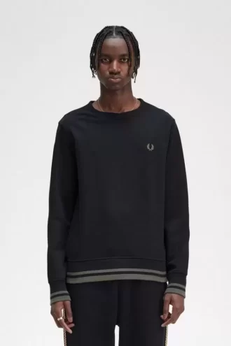 Rib Detail Men’s Sweatshirts