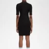 Ribbed Knitted Shirt Women’s Dress