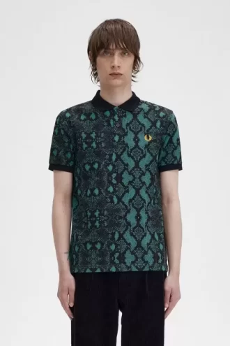 Snake Print Men’s Shirt