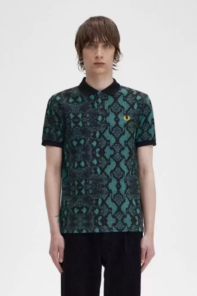Snake Print Men’s Shirt Snake Print Men’s Shirt