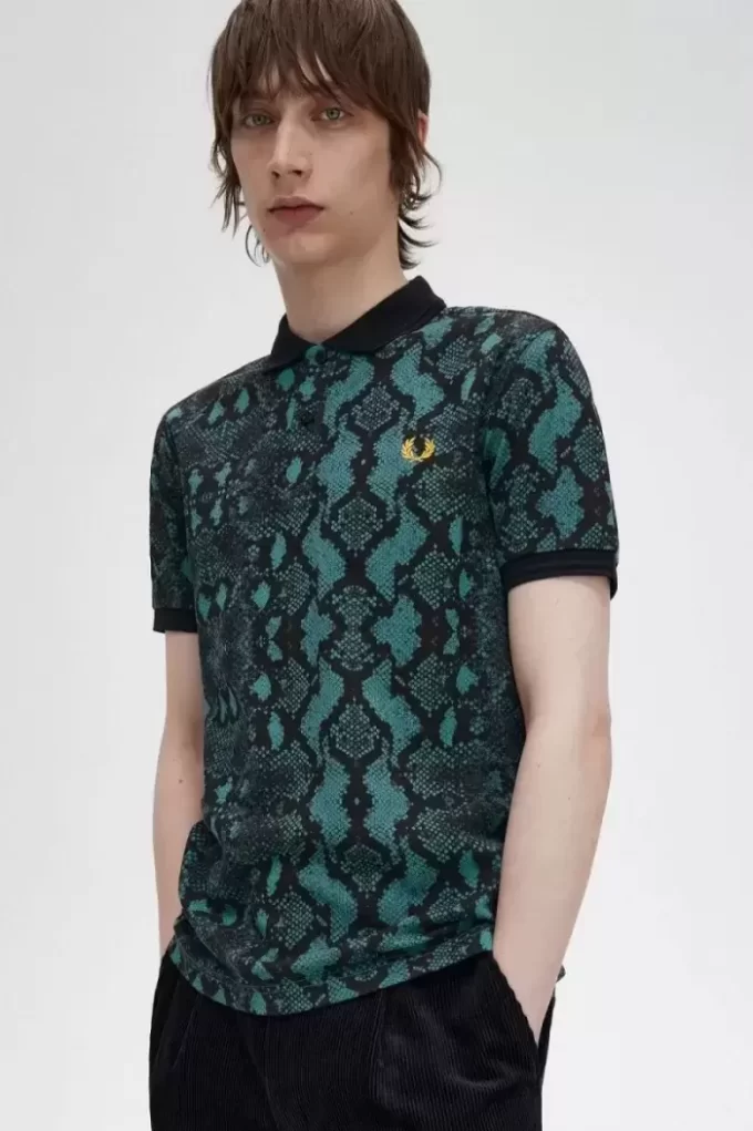 Snake Print Men’s Shirt Snake Print Men’s Shirt