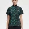 Snake Print Women’s Polo Shirt