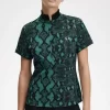 Snake Print Women’s Polo Shirt