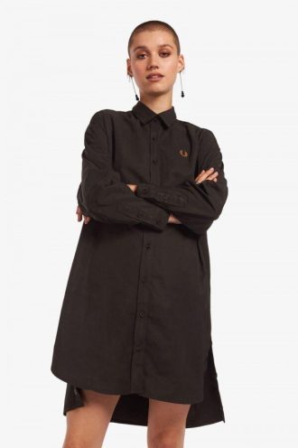Snap Detail Shirt Dress
