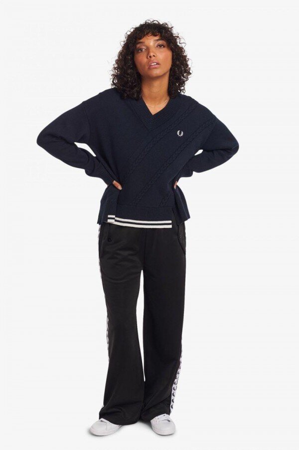 Split Hem Cable Knit Jumper Knitwear Split Hem Cable Knit Jumper Knitwear