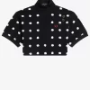 Spot Print Piqué Women’s Polo Shirt