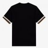Striped Cuff Piqué T Shirts Striped Cuff Piqué T Shirts