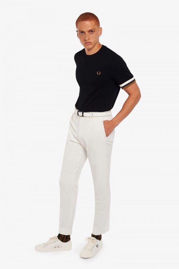 Striped Cuff Piqué T Shirts Striped Cuff Piqué T Shirts