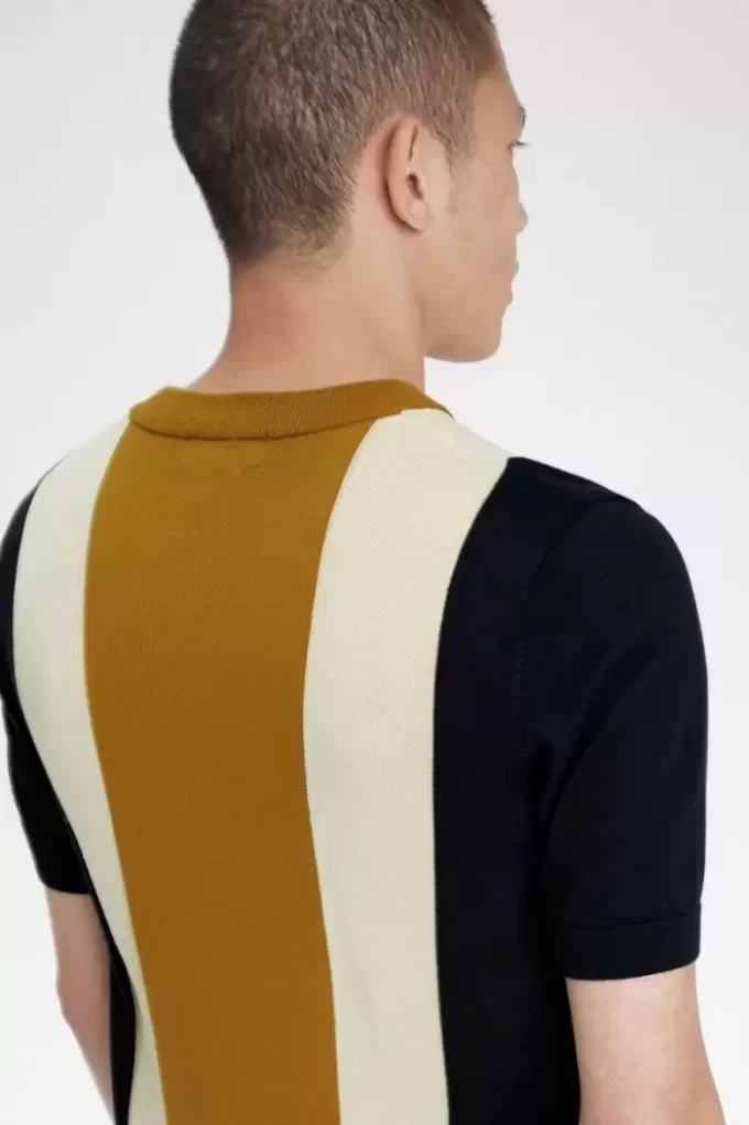 Striped Fine Knit Men’s T-Shirt