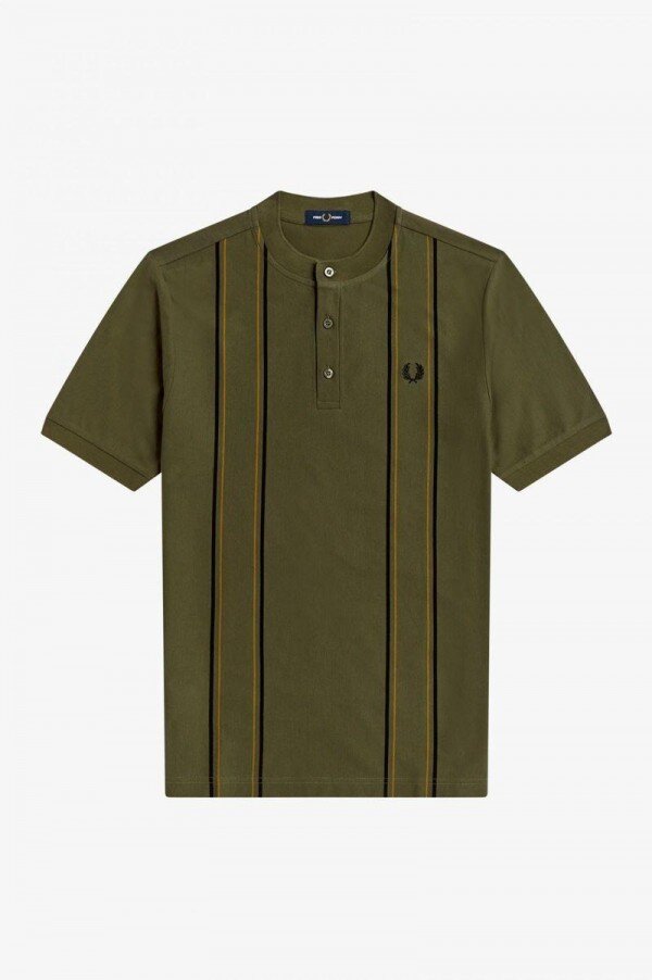 Striped Henley Polo Shirts Striped Henley Polo Shirts