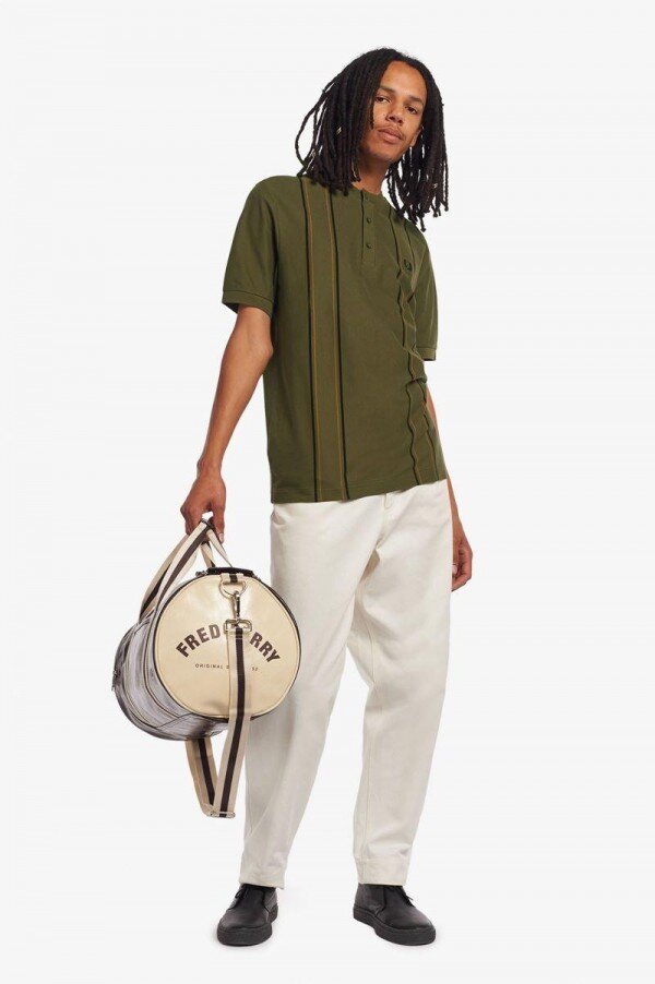 Striped Henley Polo Shirts Striped Henley Polo Shirts