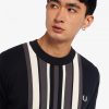 Striped Knitted T Shirts