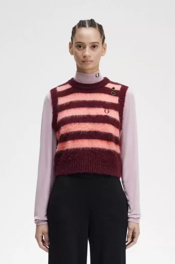 Striped Knitted Women’s Tanks