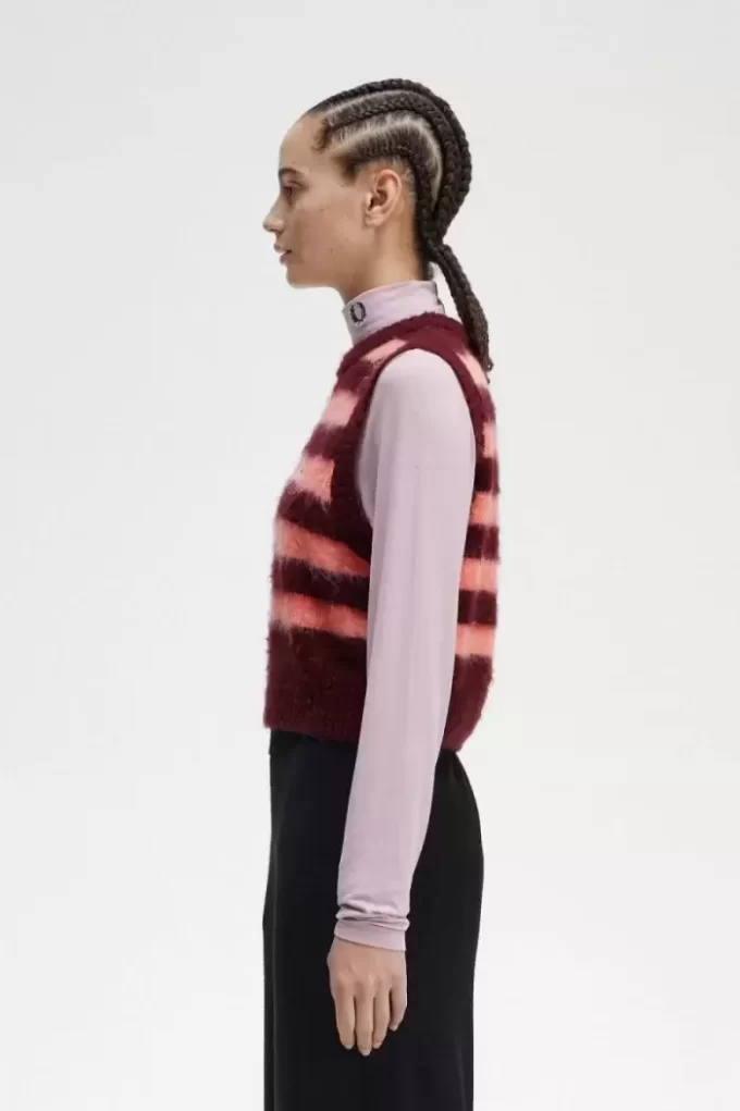 Striped Knitted Women’s Tanks