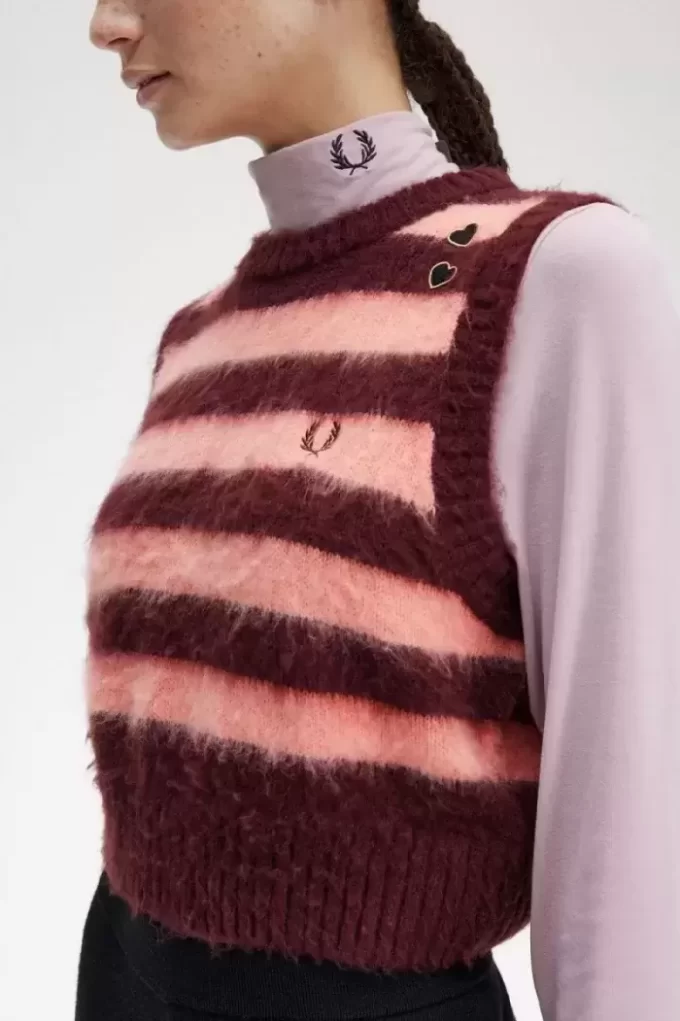 Striped Knitted Women’s Tanks