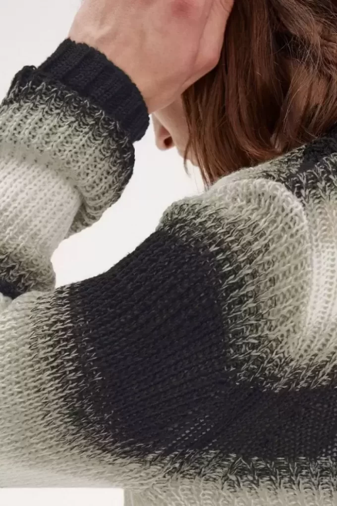 Striped Open Knit Men’s Jumper Striped Open Knit Men’s Jumper