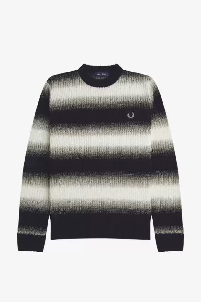 Striped Open Knit Men’s Jumper Striped Open Knit Men’s Jumper