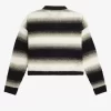 Striped Open-Knit Women’s Shirt