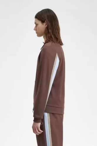 Tape Detail Collared Men’s Track Jackets