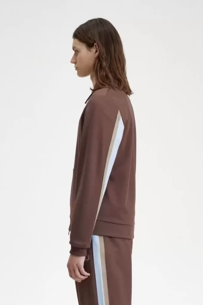 Tape Detail Collared Men’s Track Jackets