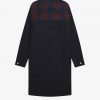 Tartan Panel Shirt Dress