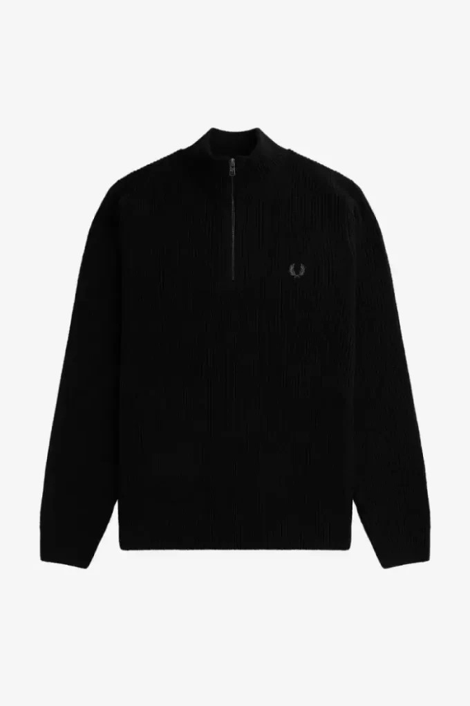 Textured Half Zip Men’s Jumper Textured Half Zip Men’s Jumper