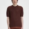 Textured Knitted Men’s T-Shirt