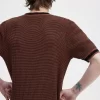 Textured Knitted Men’s T-Shirt