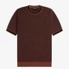 Textured Knitted Men’s T-Shirt