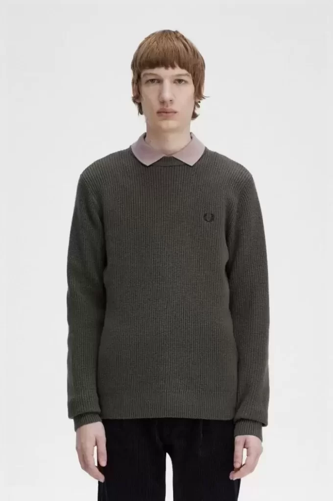 Textured Lambswool Men’s Jumper Textured Lambswool Men’s Jumper