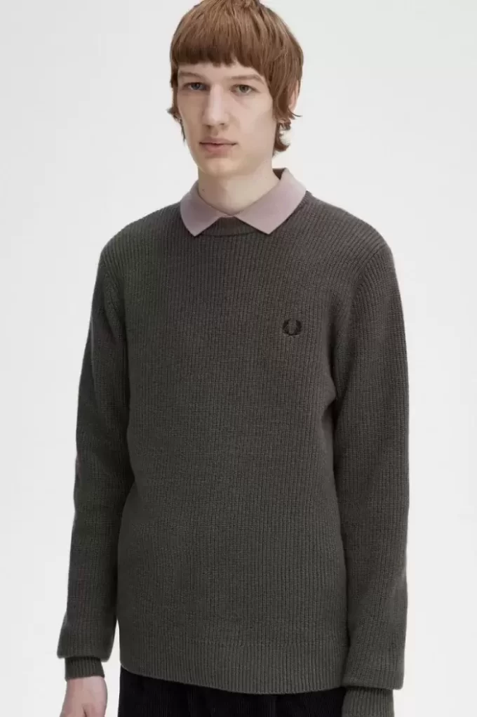 Textured Lambswool Men’s Jumper Textured Lambswool Men’s Jumper