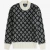 Textured Monochrome Jumper Knitwear