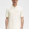 Textured Zip Neck Men’s Polo Shirt